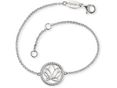 Engelsrufer Stříbrný náramek s lotosovým květem ERB-LOTUS-ZI