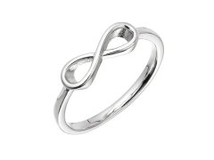 Evolution Group - Pavona Elegantní stříbrný prsten Nekonečno 65006 51 mm