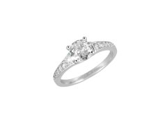 Evolution Group - Pavona Luxusní stříbrný prsten se třpytivými zirkony 15009.1 crystal 58 mm