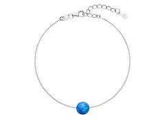 Evolution Group - Pavona Půvabný náramek s&nbsp;modrým syntetickým opálem 13019.3 blue