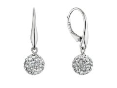 Evolution Group - Pavona Stříbrné náušnice Kuličky s&nbsp;krystaly Swarovski 31326.1