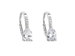 Evolution Group - Pavona Stříbrné náušnice s&nbsp;čirými zirkony 11206.1
