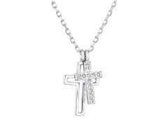 Evolution Group - Pavona Stříbrný náhrdelník s&nbsp;křížkem 12012.1