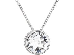 Evolution Group Stříbrný náhrdelník s krystalem Swarovski 32069.1