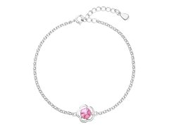 Evolution Group - Pavona Stříbrný náramek s&nbsp;krystalem Swarovski 33117.3 Rose