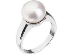 Evolution Group Stříbrný perlový prsten Pavona 25001.1 52 mm
