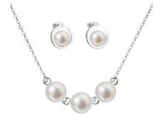 Evolution Group Zvýhodněná souprava stříbrných šperků Pavona 22017.1, 21041.1 (náhrdelník, náušnice)
