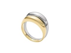 Fossil Elegantní dámský bicolor prsten Ellis JF04876998 54 mm