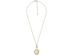 Fossil Elegantní pozlacený náhrdelník s medailonkem Heritage Locket JF04426710