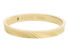 Fossil Moderní pozlacený prsten Harlow JF04756710 59 mm