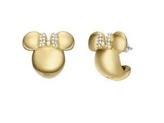 Fossil Pozlacené visací náušnice Disney Minnie JFC04705710