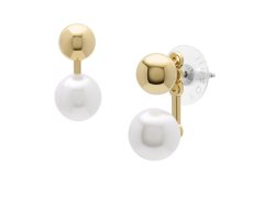 Fossil Půvabné pozlacené náušnice 2v1 Bright Baubles JA7257710