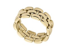 Fossil Stylový dámský prsten z pozlacené oceli Arden JF04785710 49 mm