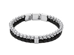 Fossil Stylový dvojitý náramek pro muže JF04855040
