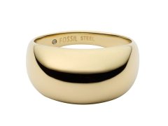 Fossil Výrazný pozlacený prsten pro ženy Ellis JF04746710 60 mm