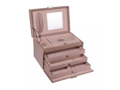 Friedrich Lederwaren Luxusní růžová šperkovnice Classico Rosé 23238-90