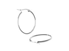 Furiosa Elegantní ocelové kruhy Loop Hoop SE-LOOPHOOP-S