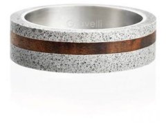 Gravelli Betonový prsten šedý Simple Wood GJRUWOG001 50 mm