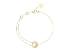 Guess Dámský pozlacený náramek Blooming Summer JUBB05224JWYG 18,5 cm