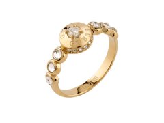 Guess Designový pozlacený prsten Sparks JUBR06282JWYG 58 mm