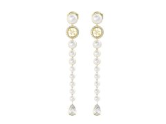 Guess Dlouhé náušnice se syntetickými perlami Tiny Pearly JUBE05578JWYGT/U