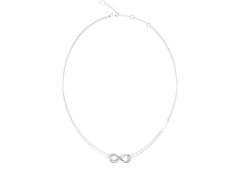 Guess Dvojitý ocelový náhrdelník se srdíčky Guess Amore JUBN05049JWRHT