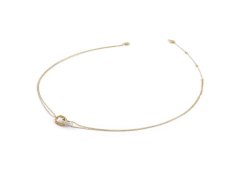 Guess Dvojitý náhrdelník se zirkony Nuances JSBN04546JWYGT/U