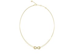 Guess Dvojitý pozlacený náhrdelník se srdíčky Guess Amore JUBN05049JWYGT/U