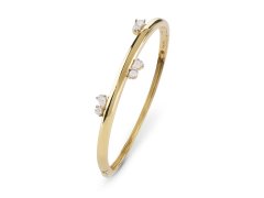 Guess Náramek z&nbsp;pozlaceného stříbra Nuances JSBB04512JWYG 5,5 cm