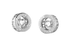 Guess Elegantní ocelové náušnice pecky Solitaire JUBE01464JWRHT/U