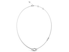 Guess Elegantní ocelový náhrdelník s krystaly JUBN04509JWRHT-U