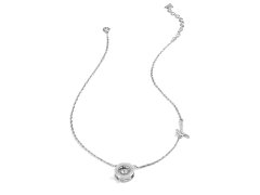 Guess Elegantní ocelový náhrdelník Solitaire JUBN01459JWRHT/U