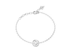 Guess Elegantní ocelový náramek 4G Supreme JUBB06397JWRH 18,4 cm