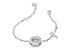 Guess Elegantní ocelový náramek Solitaire JUBB01462JWRH 17 - 21 cm - L