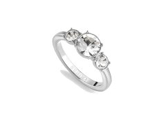 Guess Elegantní ocelový prsten se zirkony JUBR03178JWRH 54 mm