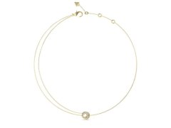 Guess Elegantní pozlacený náhrdelník Blooming Summer JUBN05223JWYGT/U