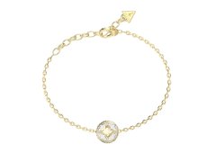 Guess Elegantní pozlacený náramek 4G Supreme JUBB06397JWYG 18,4 cm