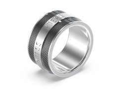 Guess Fashion ocelový prsten Legacy JUMR03209JWSTBK 64 mm