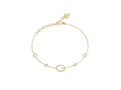 Guess Fashion pozlacený náramek G Camden JUBB06337JWYG 18,4 cm