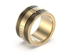 Guess Fashion pozlacený prsten Legacy JUMR03209JWYGBK 62 mm