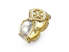Guess Fashion pozlacený s&nbsp;čirými krystaly Mamounia JUBR05573JWYG 54 mm