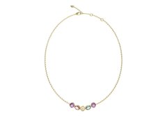 Guess Hravý náhrdelník s barevnými krystaly Mamounia JUBN05569JWYGMCT/U