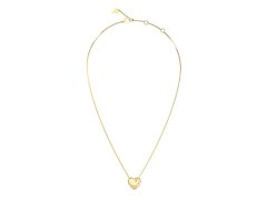 Guess Hravý pozlacený náhrdelník Srdce Iconique JUBN05541JWYGT/U