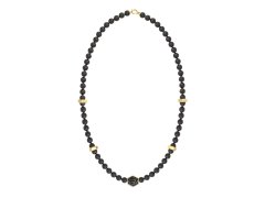 Guess Korálkový náhrdelník s&nbsp;achátem Lion King JUMN06004JWYGBKT/U