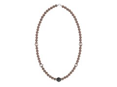 Guess Korálkový náhrdelník s&nbsp;tygřím okem Lion King JUMN06004JWSTBRT/U