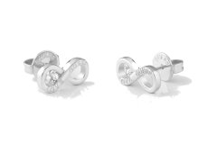 Guess Krásné ocelové náušnice Nekonečno Studs Party JUBE02182JWRHT/U