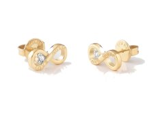 Guess Krásné pozlacené náušnice Nekonečno Studs Party JUBE02182JWYGT/U