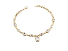 Guess Luxusní náhrdelník s&nbsp;čirými krystaly Mamounia JUBN05310JWYGT/U