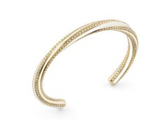 Guess Luxusní pevný náramek s krystaly Le Mirage JUBB05381JWYGWH 5,5 cm