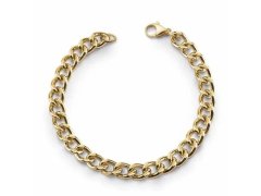 Guess Luxusní pozlacený náramek Enchainted JUBB01377JWYG 19 cm